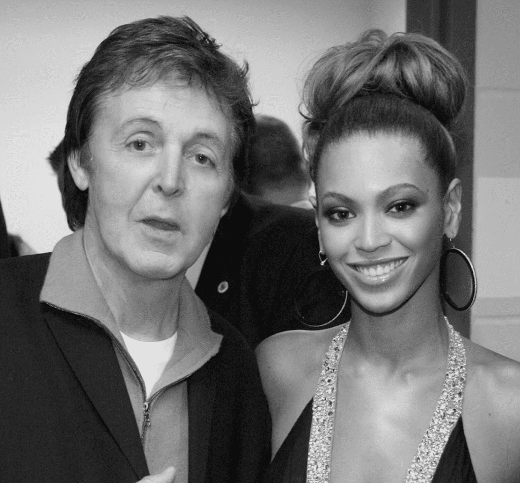 Paul McCartney and Beyoncé